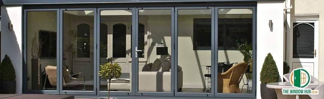 Aluminium Bi-Fold Doors, installed by The Window Hub