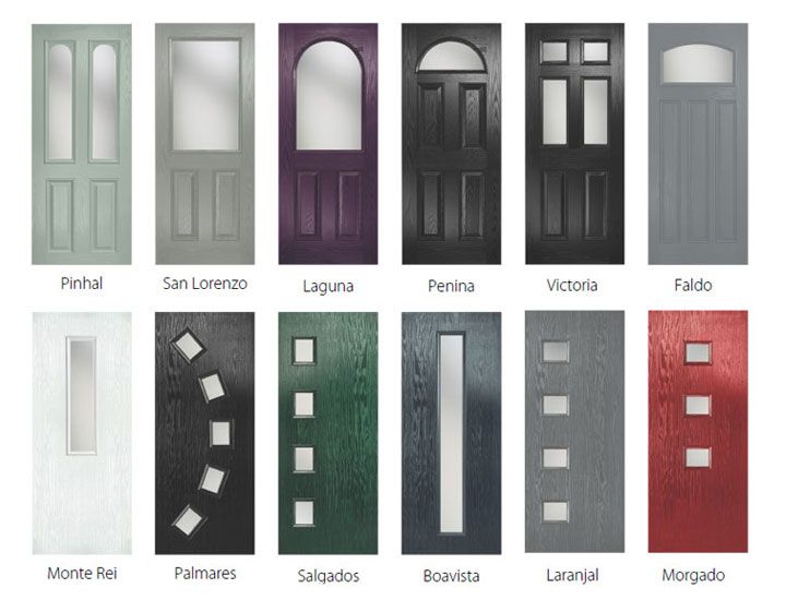 Composite Doors, elegance collection range by The Window Hub