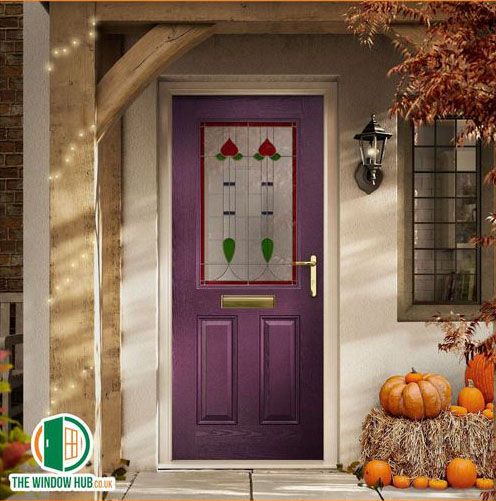 Purple Violet Door, installed by The Window Hub